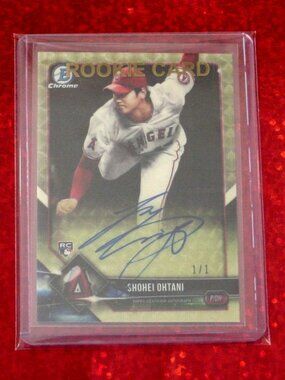 Shohei Ohtani Novelty Facsimile Auto Card
